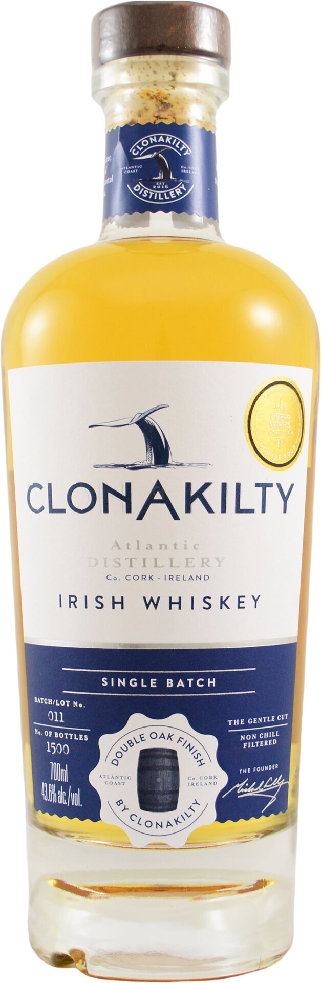 Clonakilty Double Oak Irish Whiskey