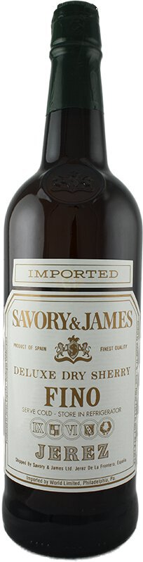 Savory & James Fino Deluxe Dry Sherry Jerez-Xérès-Sherry