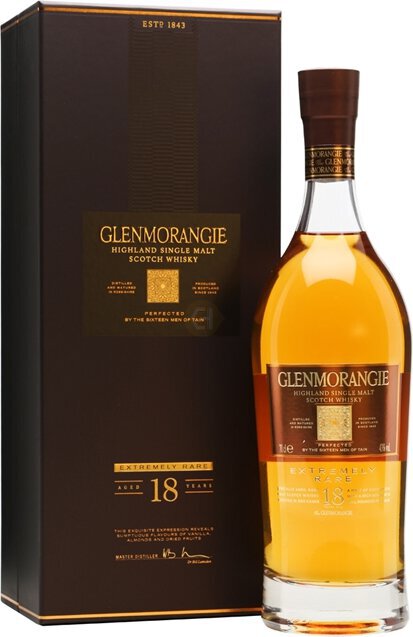 Glenmorangie 18 Years Old Single Malt Scotch Whisky 750 ml, Scotland Highland