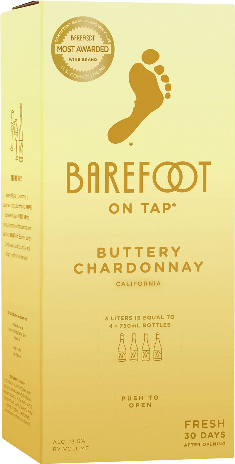 Barefoot Buttery Chardonnay 750 ml