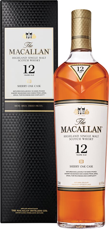 The Macallan Sherry Oak 12 Years Old Single Malt Scotch Whisky