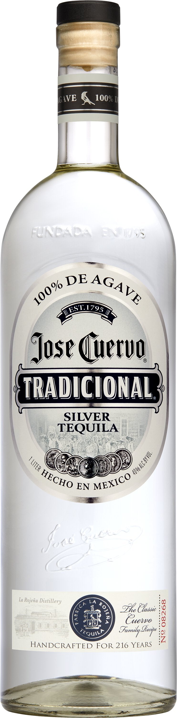 Jose Cuervo Tradicional Plata Silver Tequila Mexico