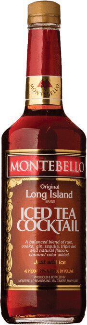 Montebello Long Island Iced Tea Cocktail Peach