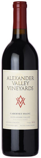 Alexander Valley Vineyards Cabernet Franc Wetzel Family Estate Alexander Valley