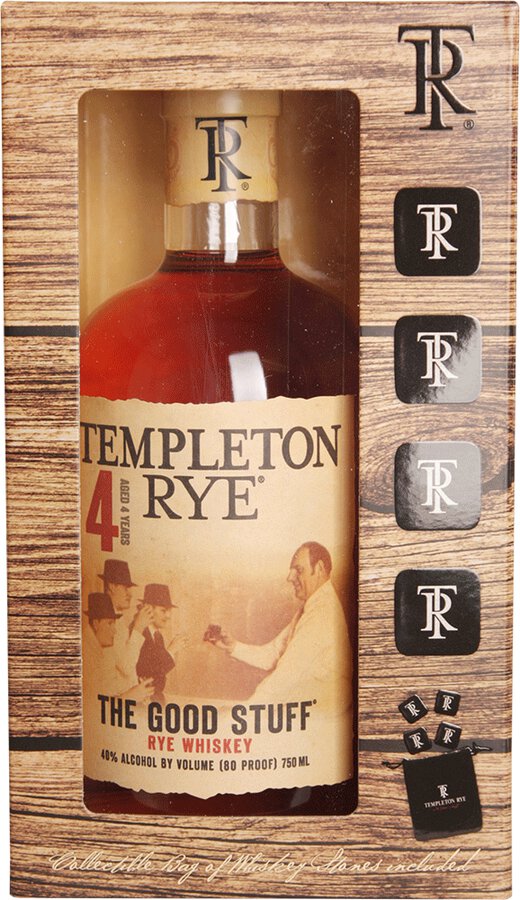 Templeton 4Y Rye Whiskey