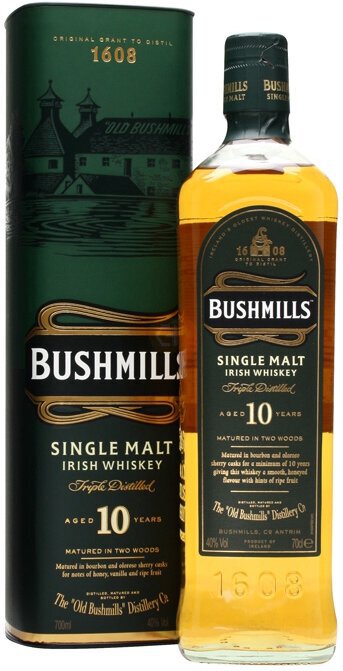 Bushmills 10 Year Irish Whiskey