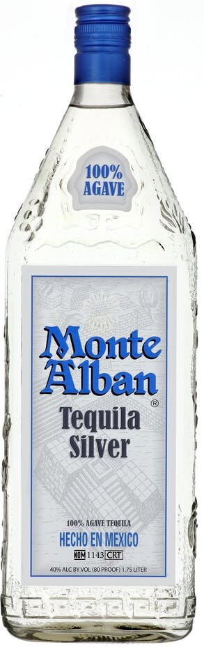 Monte Alban 100 Agave Silver Tequila